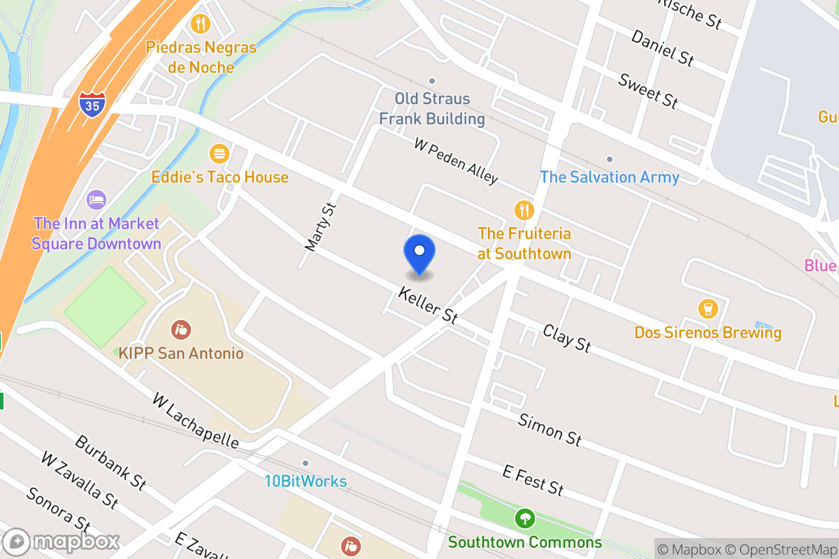 Map of 211  Keller