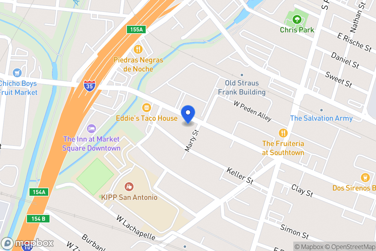 Map of 306 W Cevallos