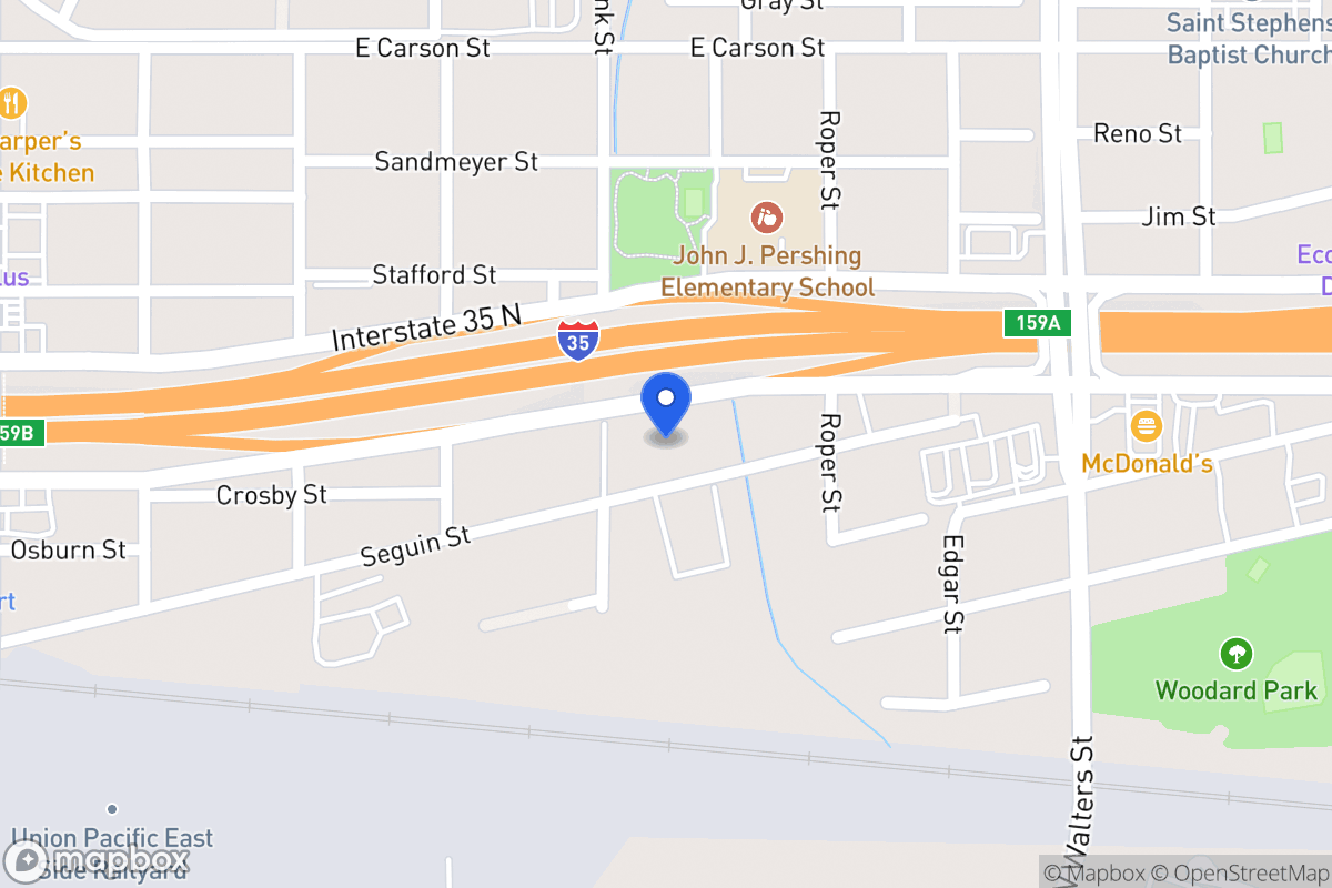 Map of 511  Seguin St