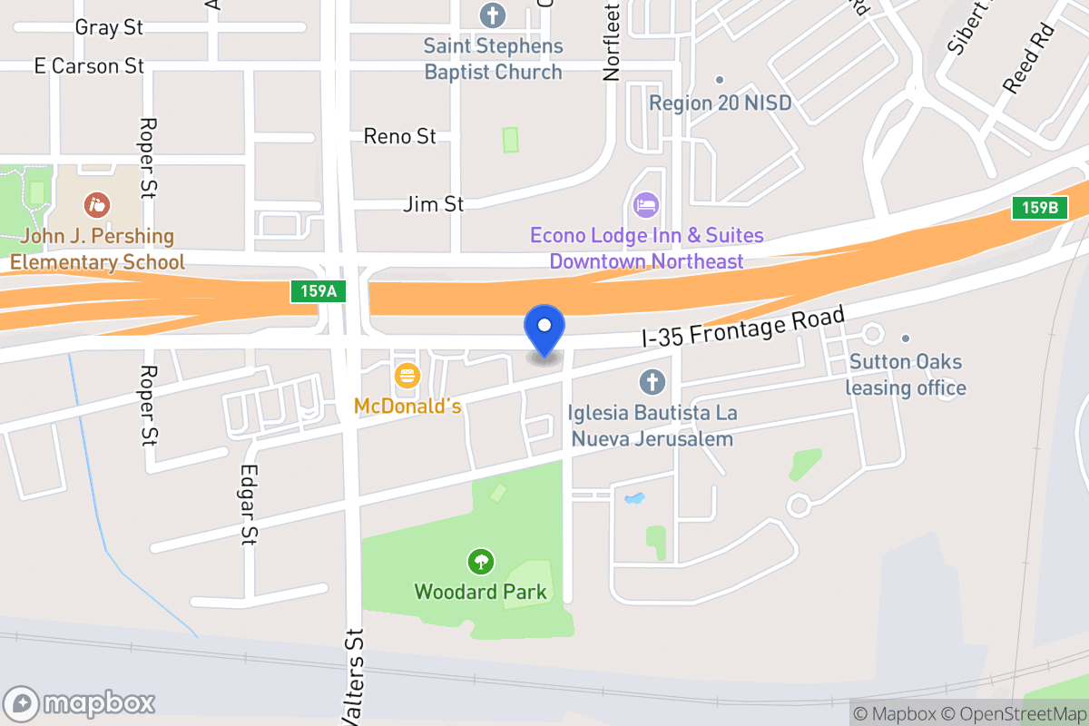 Map of 2727  Dignowity Ave