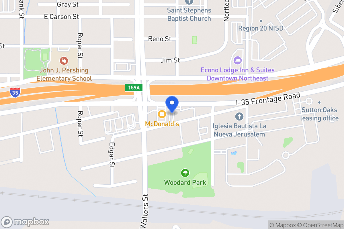 Map of 2661  Dignowity Ave