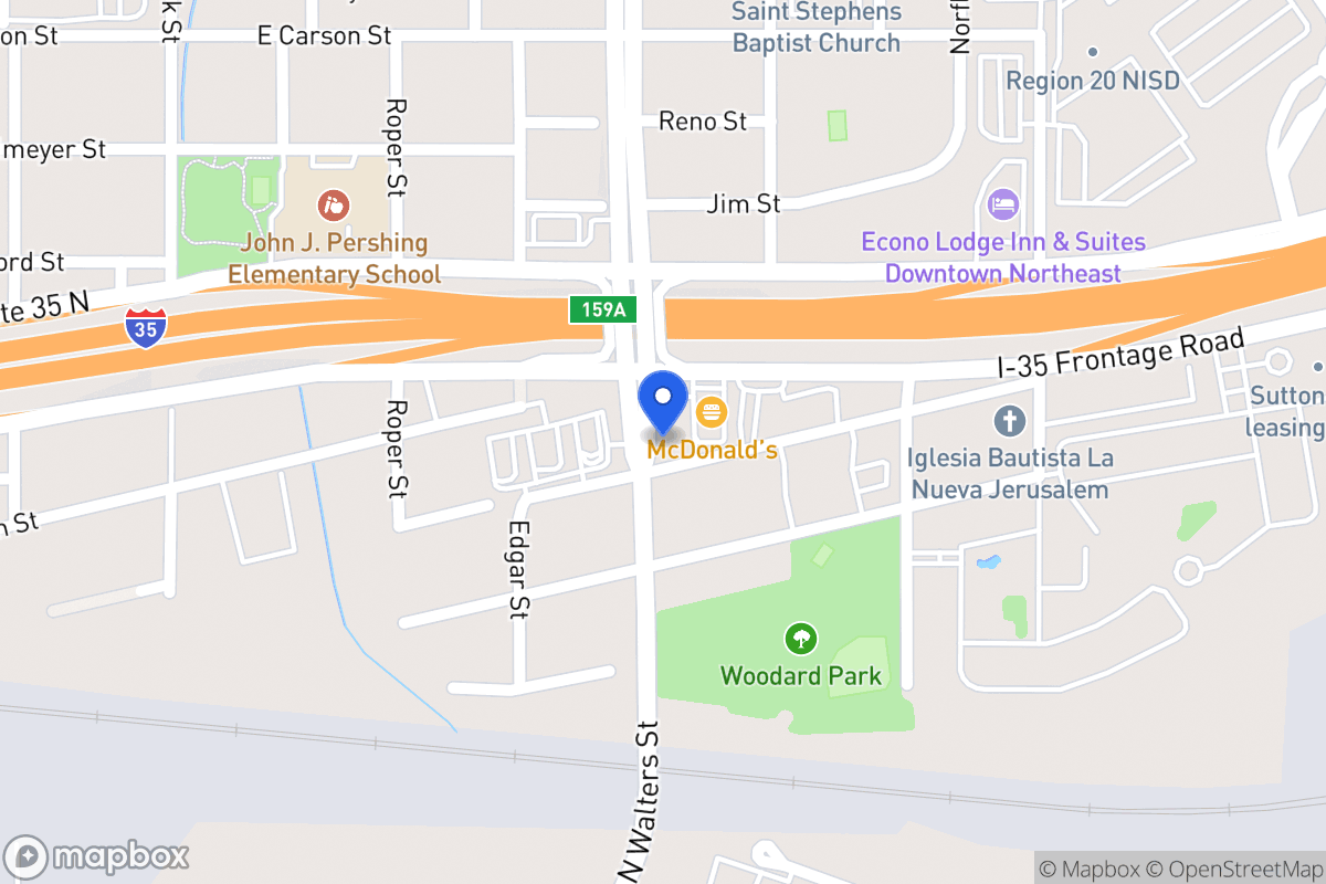 Map of 2639  Dignowity Ave