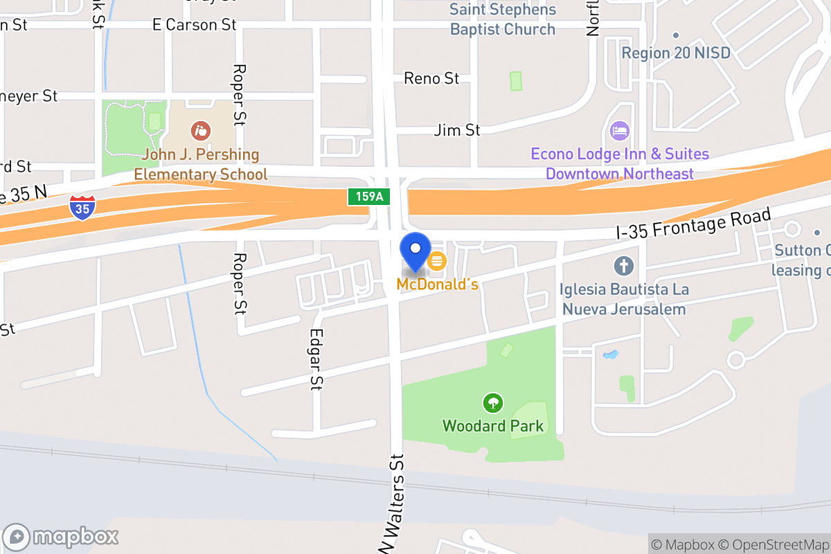 Map of 2645  Dignowity Ave