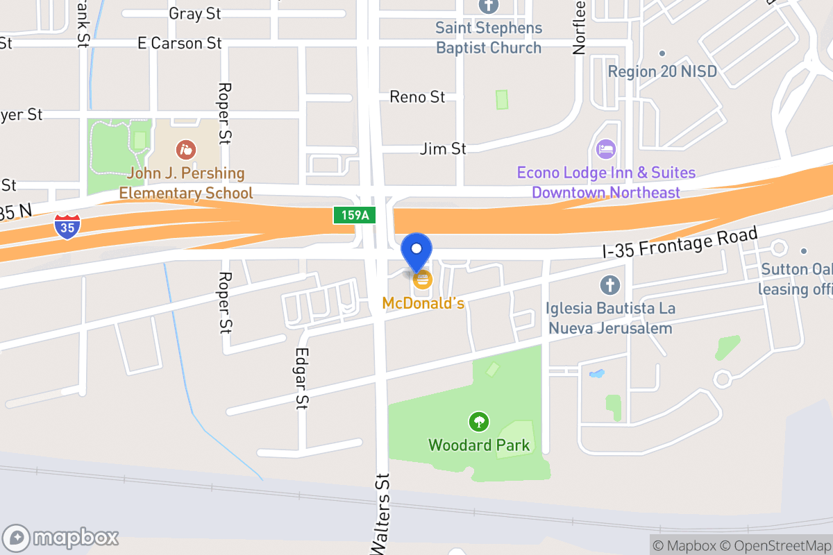 Map of 2646 N Interstate 35