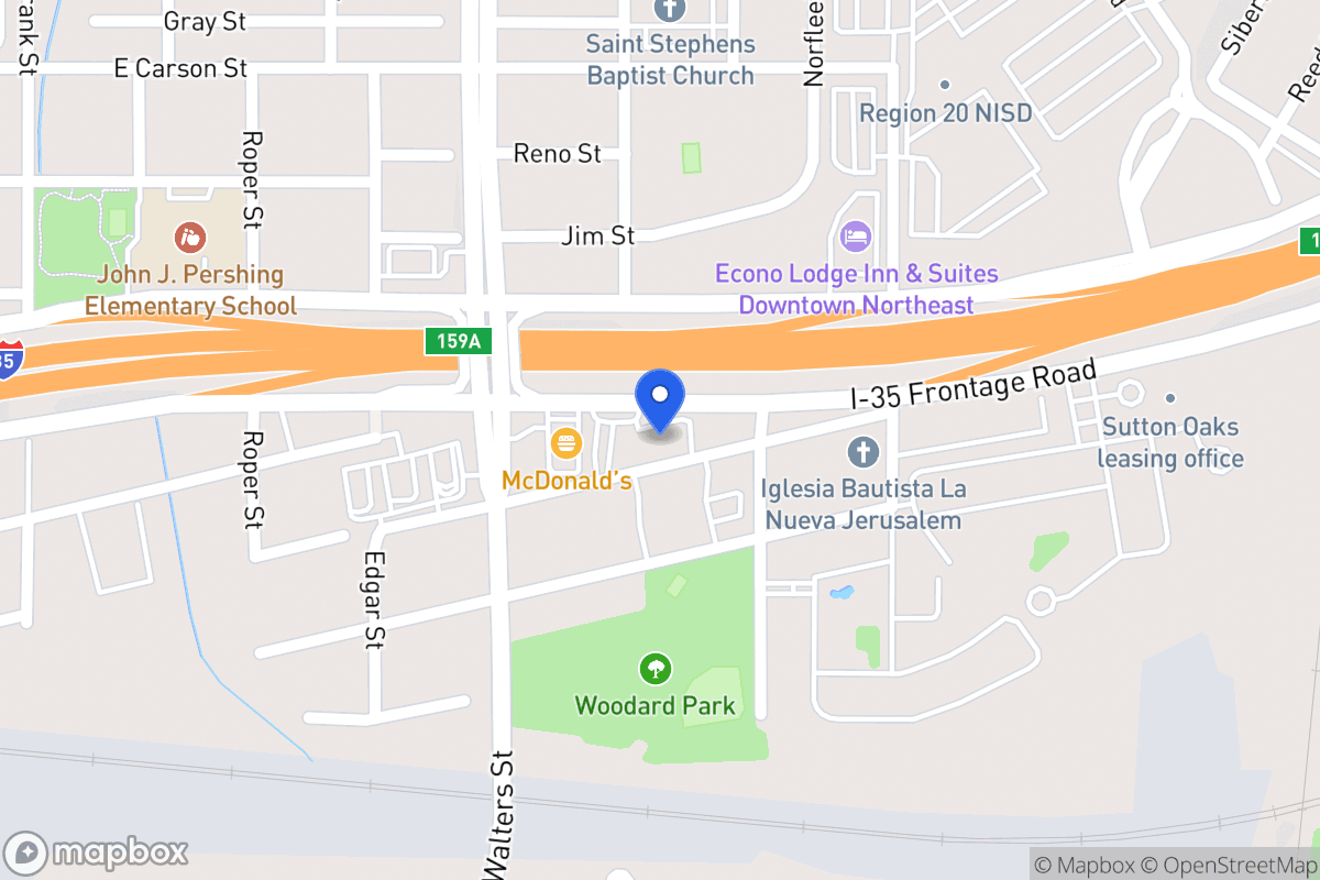 Map of 2701  Dignowity Ave