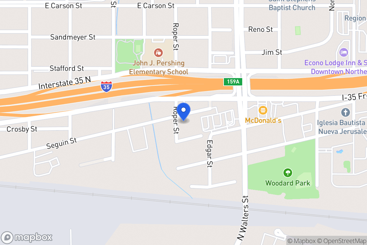 Map of 710  Seguin St
