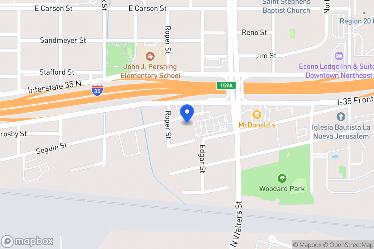 Map of 712  Seguin St