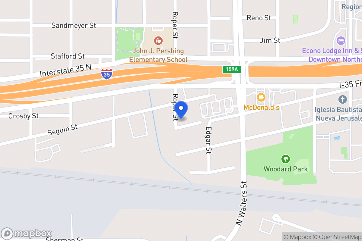 Map of 2539  Dignowity Ave
