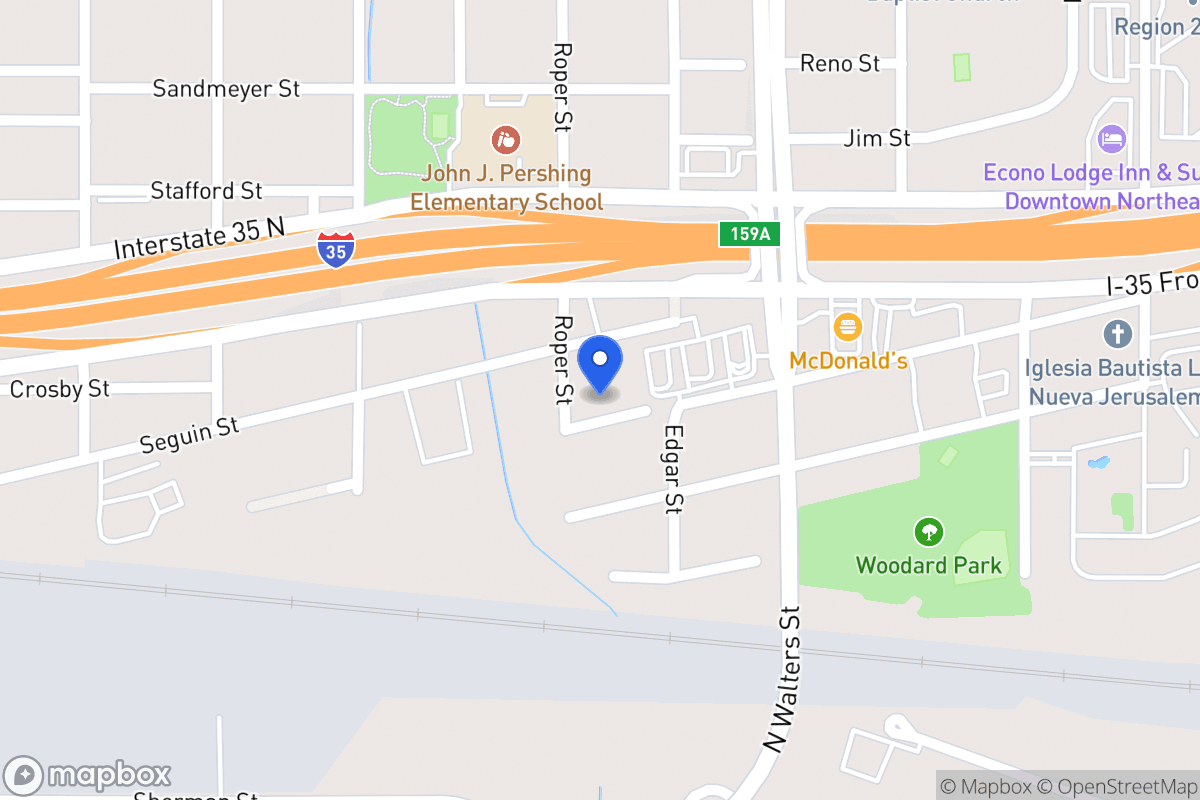Map of 2543  Dignowity Ave