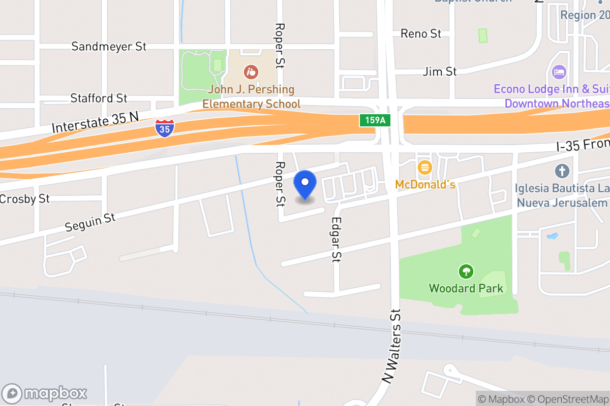 Map of 2547  Dignowity Ave