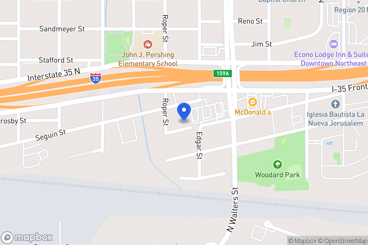 Map of 2551  Dignowity Ave
