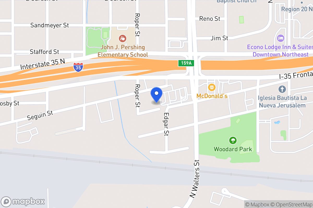 Map of 2555  Dignowity Ave