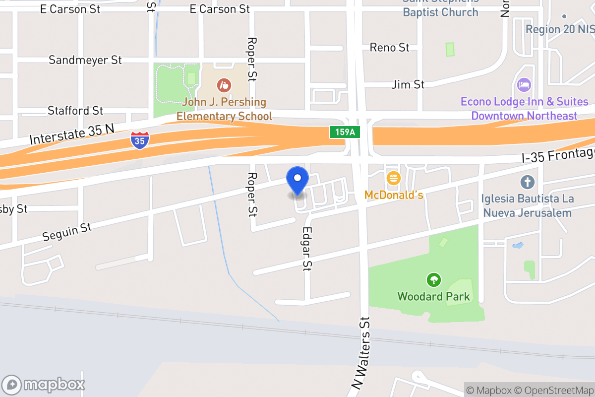 Map of 722  Seguin