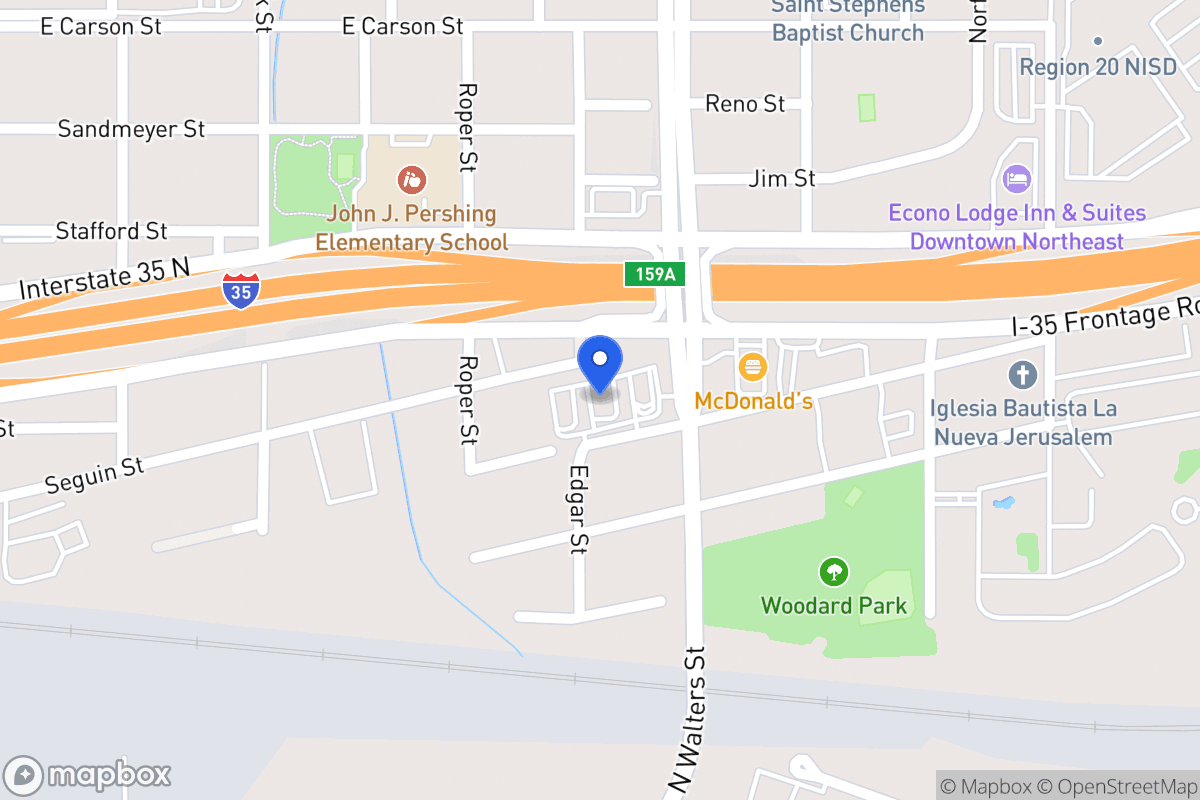 Map of 738  Seguin