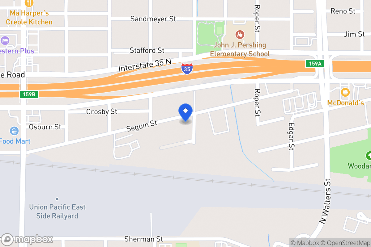 Map of 426  Seguin St