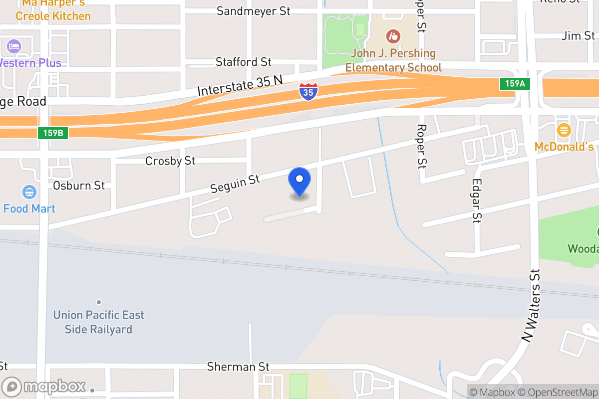 Map of 2423  Dignowity Ave