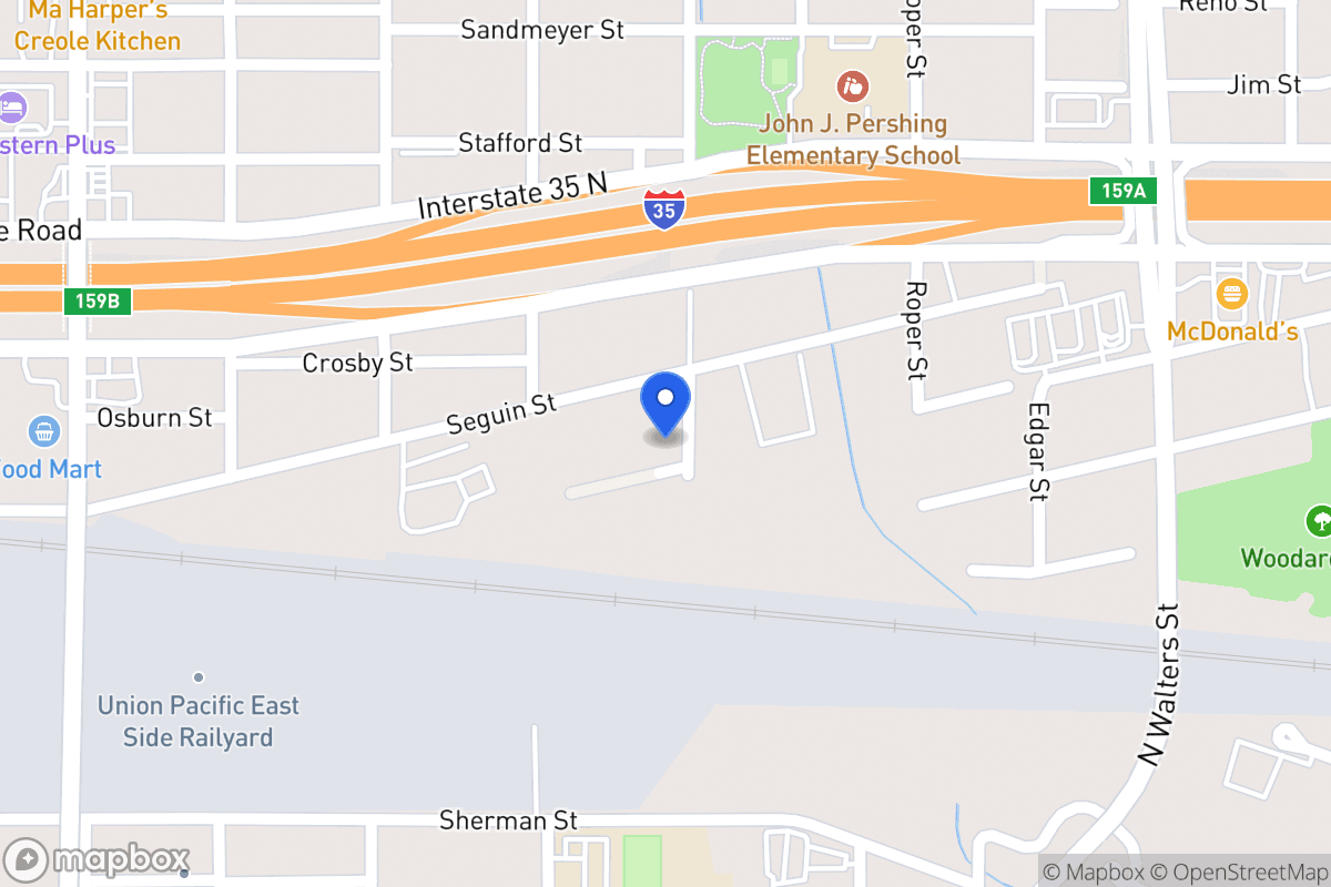 Map of 2431  Dignowity Ave