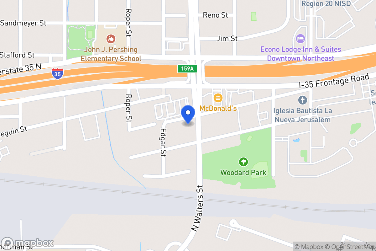 Map of 2622  Dignowity Ave