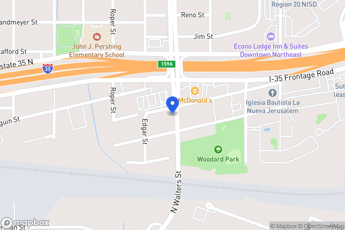 Map of 2626  Dignowity Ave