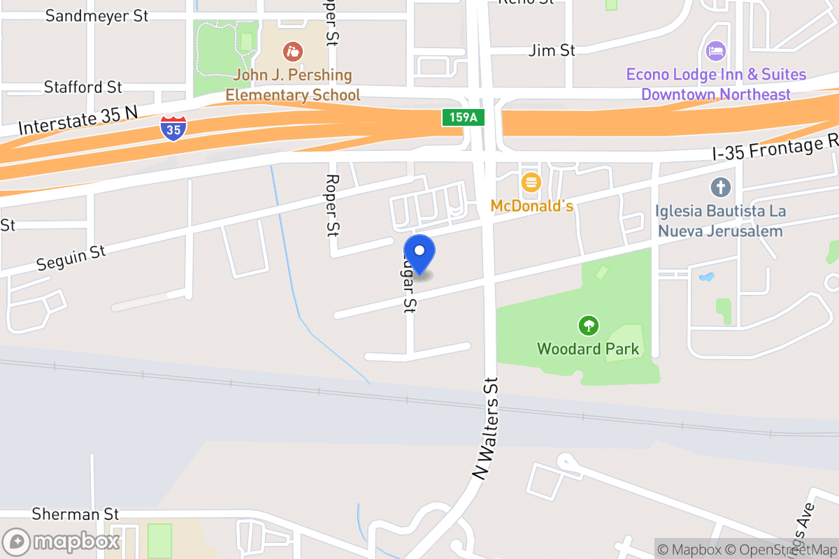Map of 401  Runnels Ave