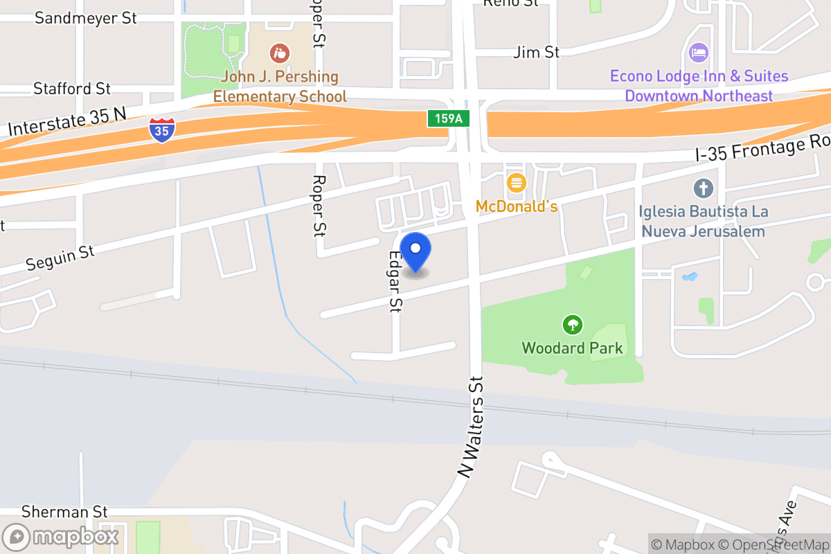 Map of 403  Runnels Ave