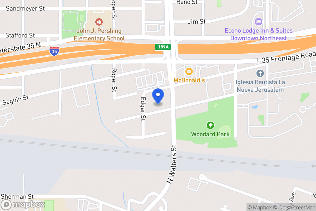 Map of 415  Runnels Ave