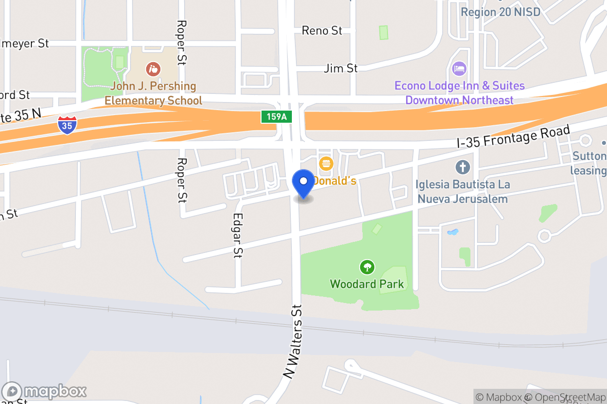 Map of 2638  Dignowity Ave