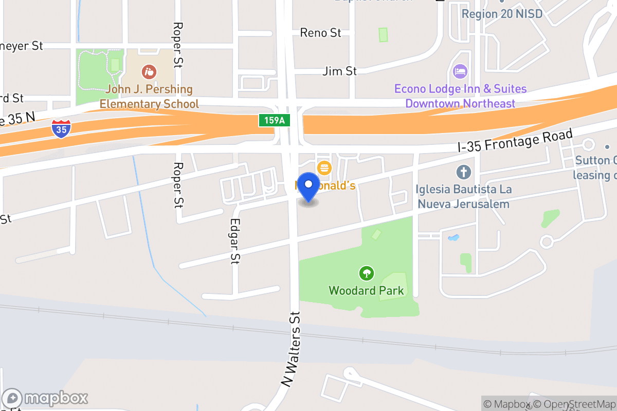 Map of 2642  Dignowity Ave