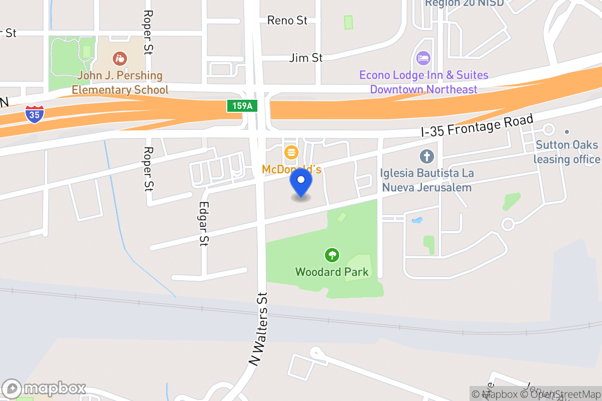 Map of 523  Runnels Ave