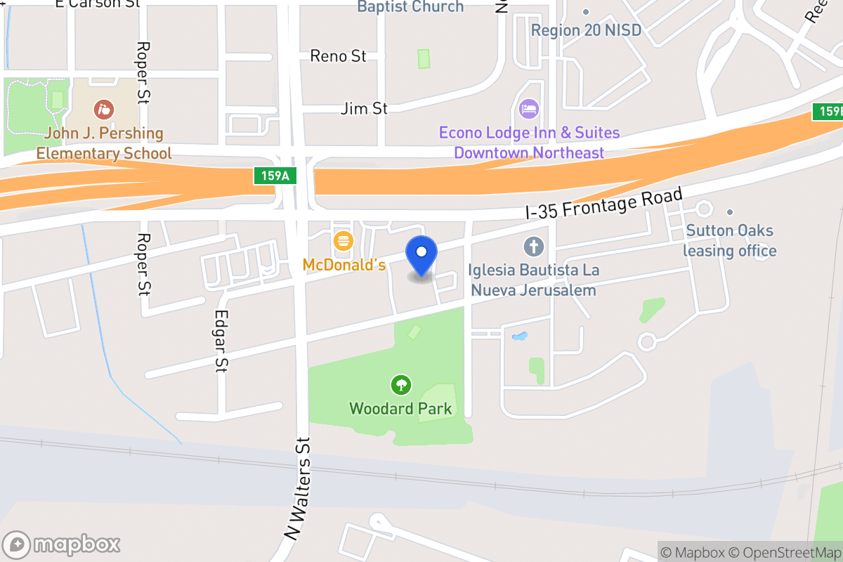 Map of 601  Runnels