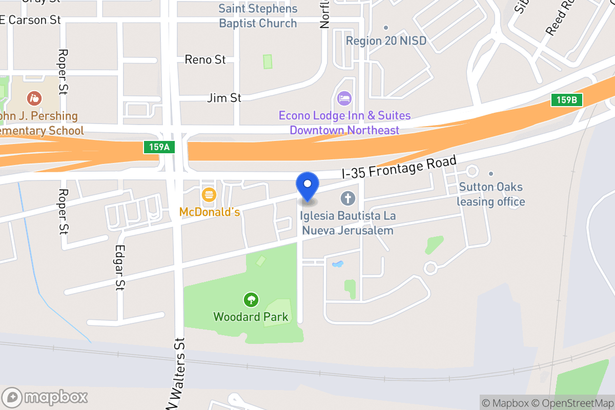 Map of 2738  Dignowity Ave