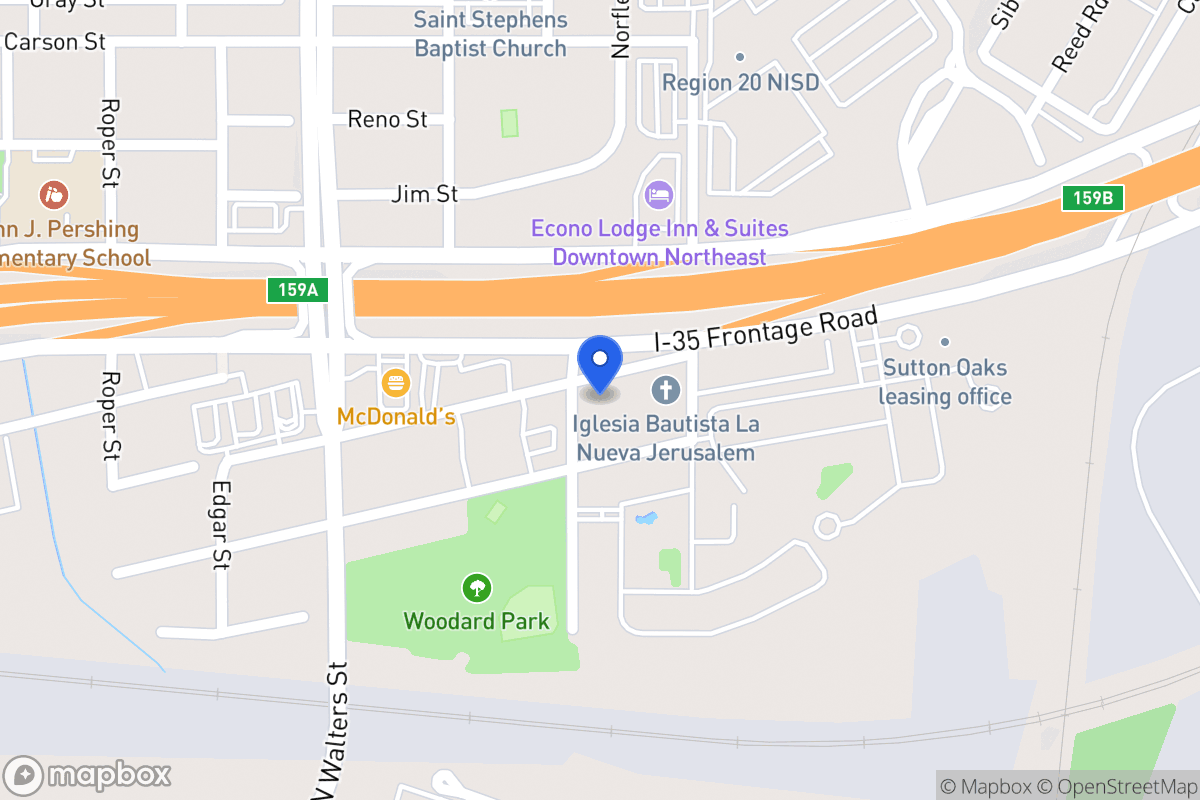 Map of 2742  Dignowity Ave