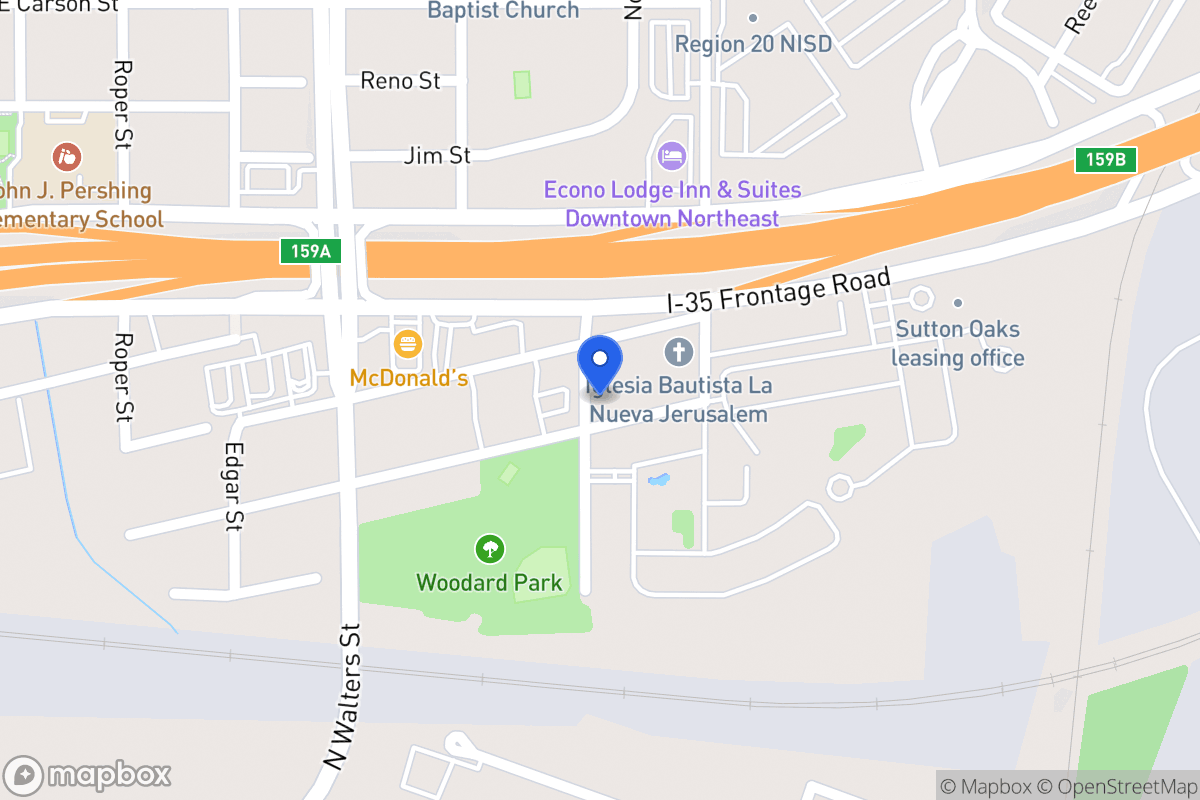Map of 703  Runnels Ave