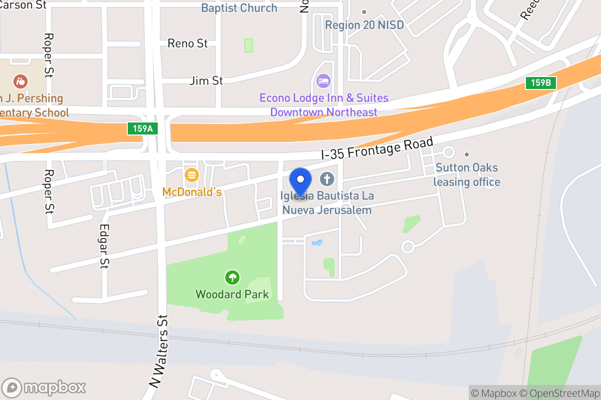 Map of 711  Runnels Ave