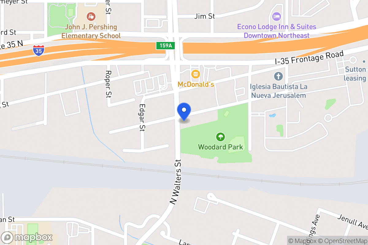 Map of 1718 N Walters