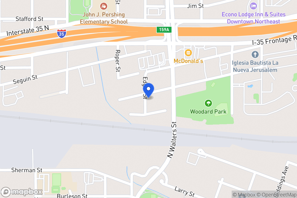 Map of 402  Runnels Ave