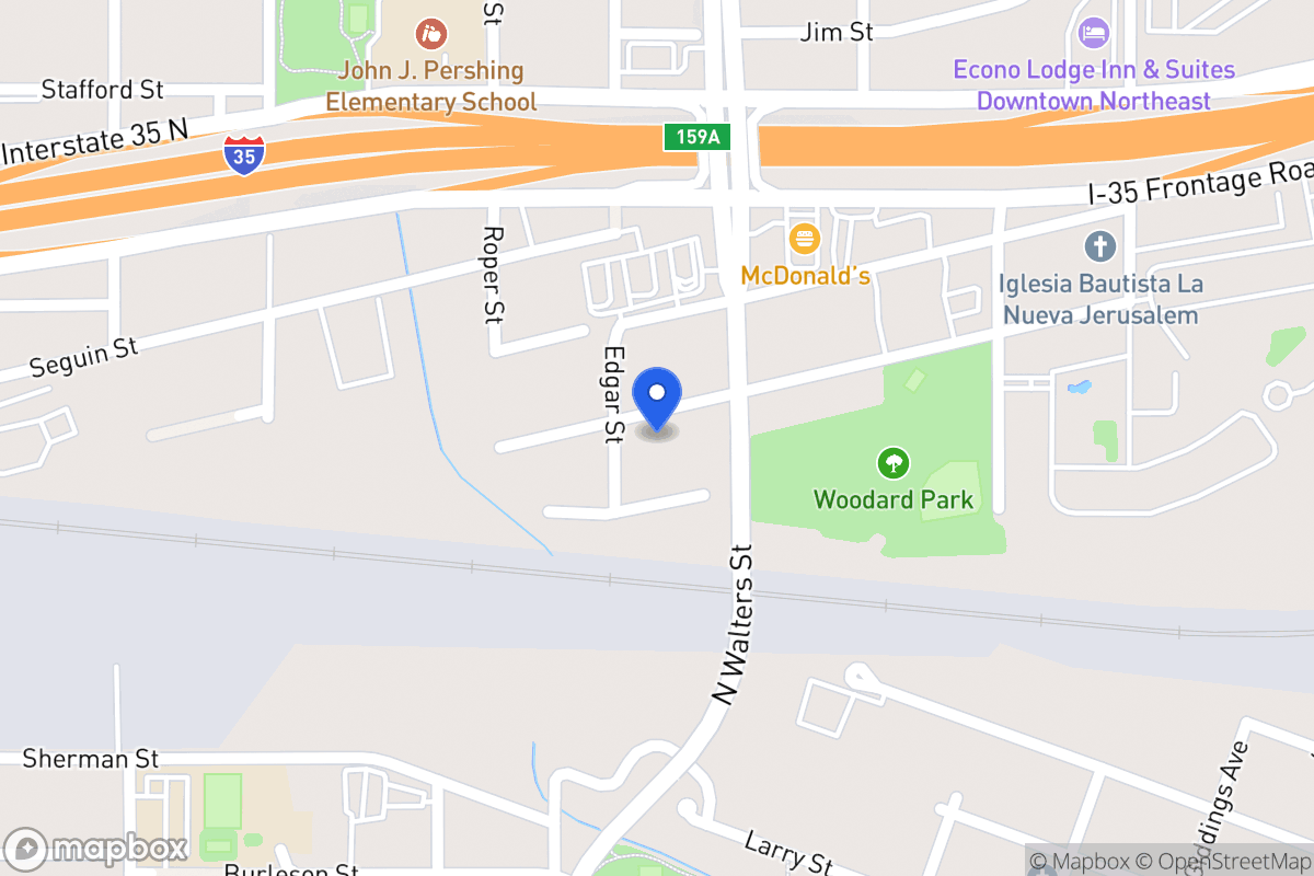 Map of 410  Runnels Ave
