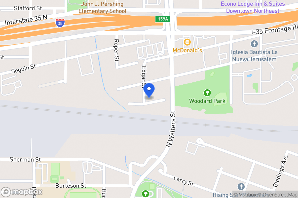 Map of 202  Edgar St