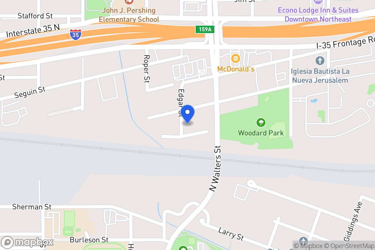 Map of 208  Edgar St