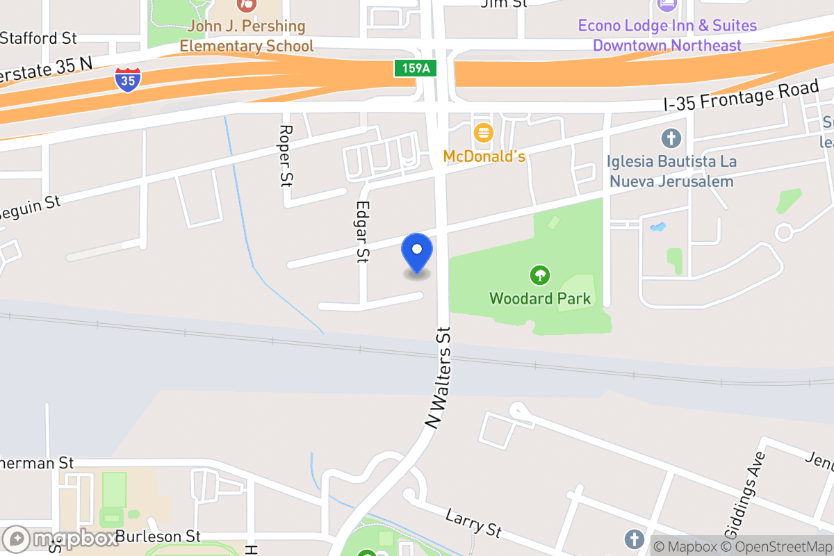 Map of 323  Rullman Ave