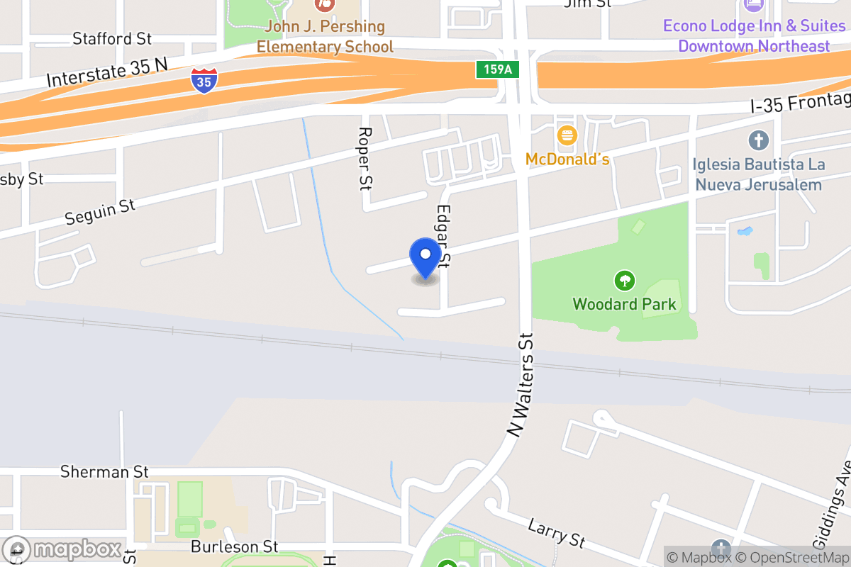 Map of 207  Edgar St