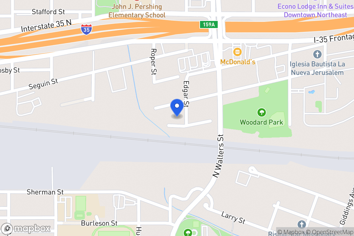 Map of 205  Edgar St
