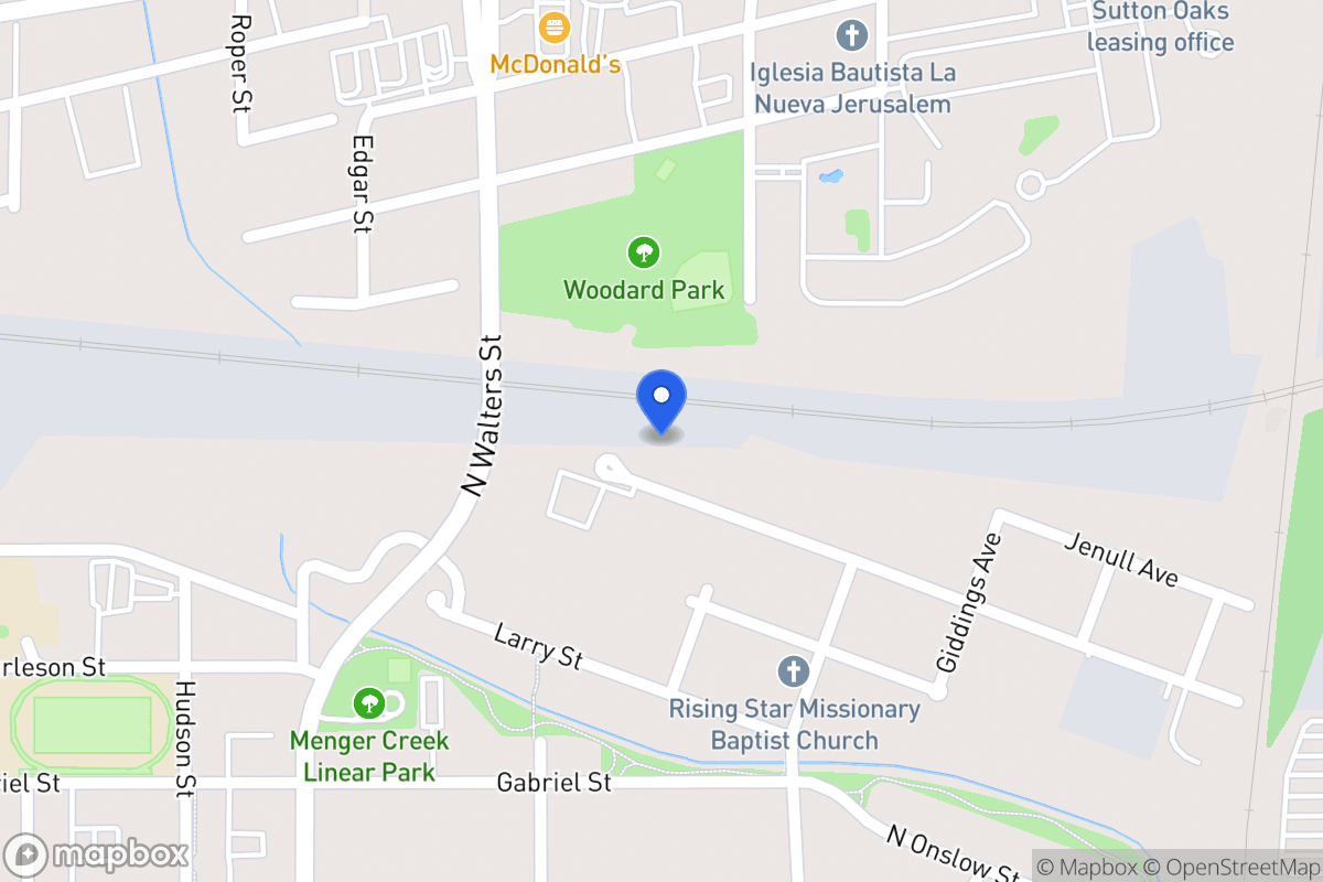 Map of 301 N Rosary St