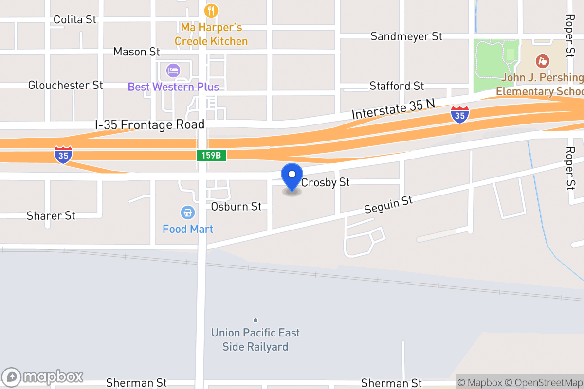 Map of 2246 N Interstate 35
