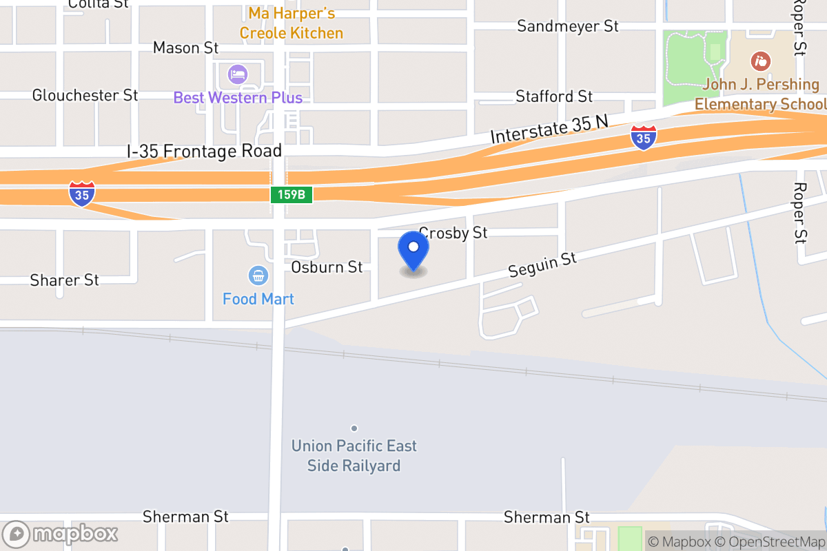 Map of 213  Seguin St