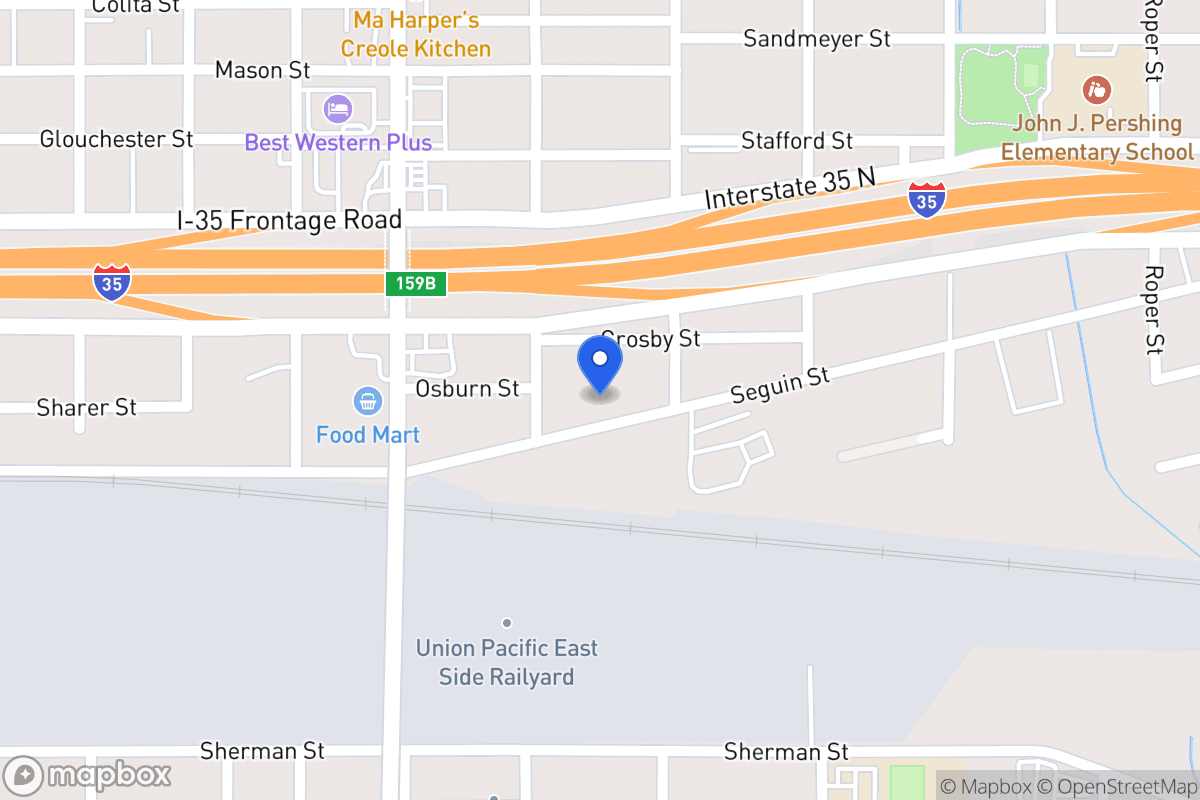 Map of 217  Seguin St