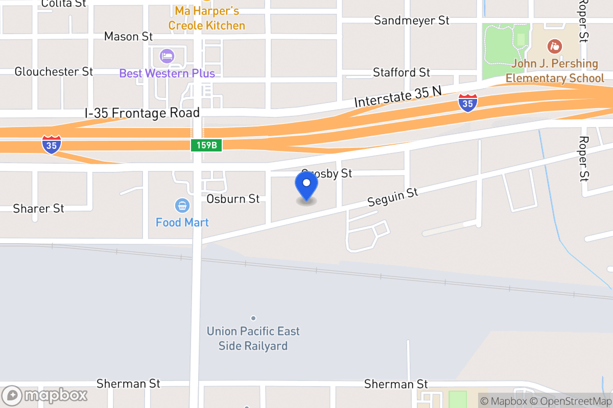 Map of 219  Seguin St