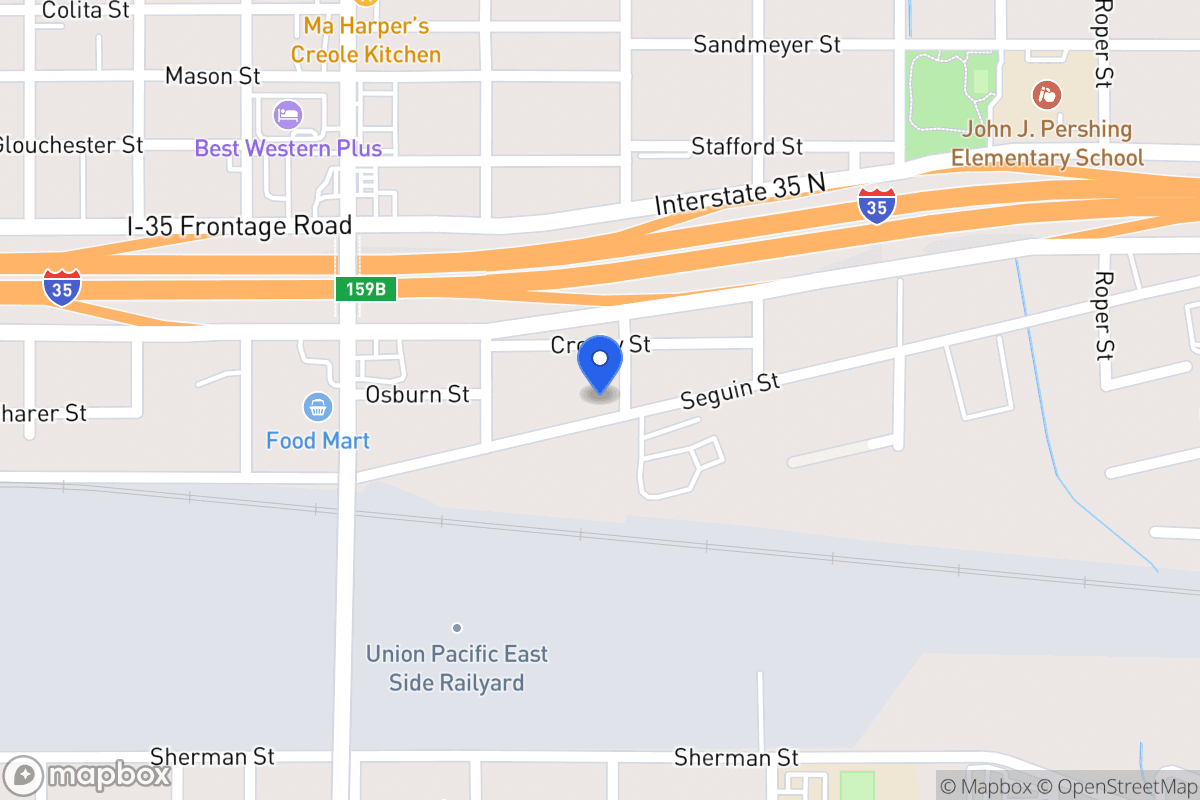 Map of 227  Seguin St