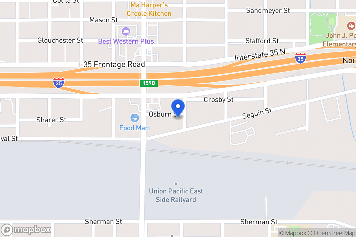 Map of 109  Benton St