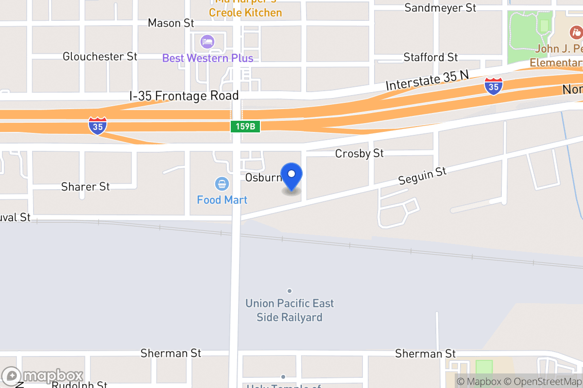 Map of 131  Seguin St